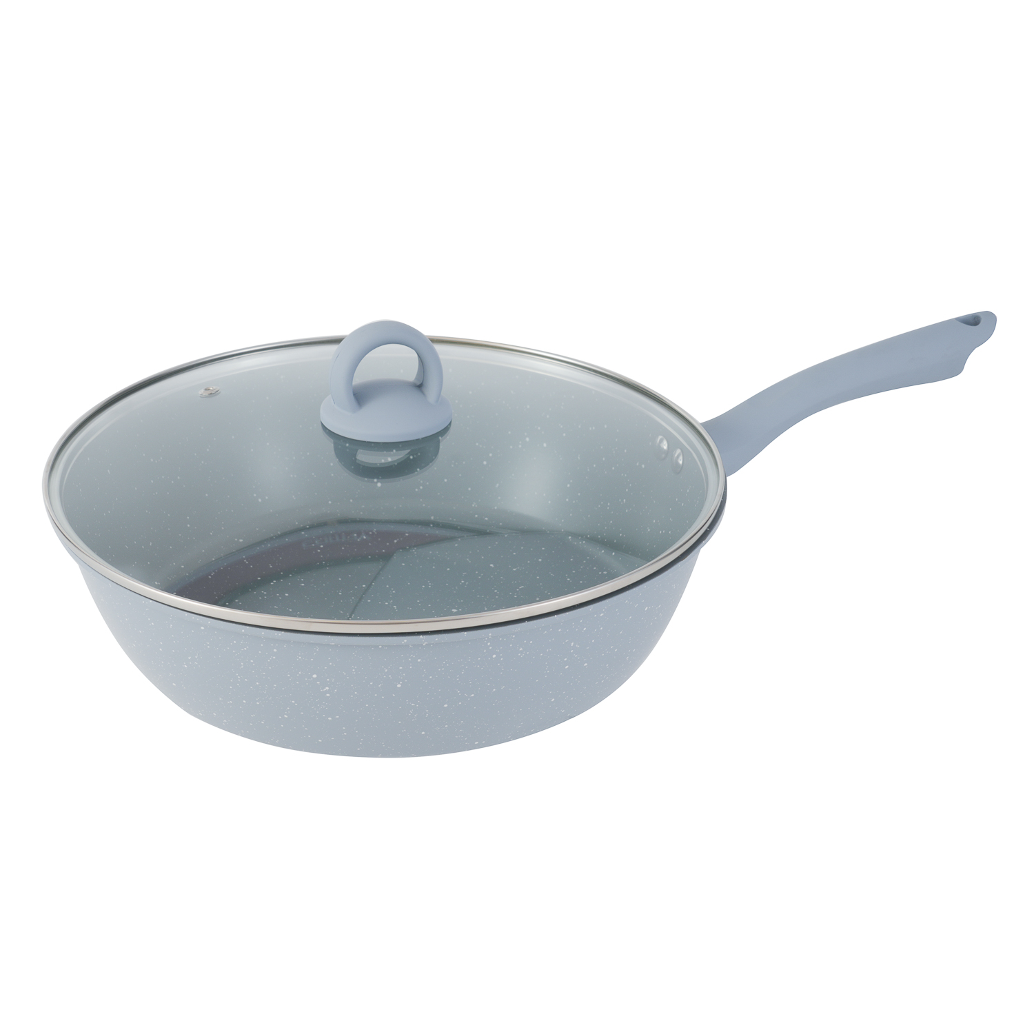 10-Inch Heavy Gauge Carbon Steel Fry Pan with Bakelite Soft Touch Handle Ceramic Non-Stick Eco-Friendly Pans