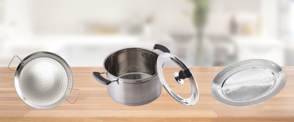 Stainless Steel Stock Pots and Commercial Hotelware Export