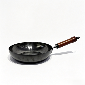 Modern Eco-Friendly Nitrided Carbon Steel Wok