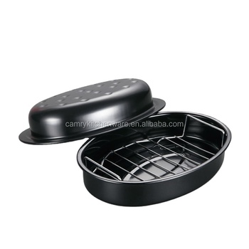 Oval Nonstick Poultry and Fish Roaster