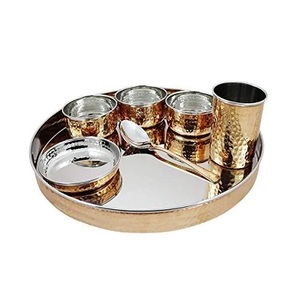 Wholesale Prices Stainless Steel Thali Sets For Kitchen Accessories Greatest Quality Dinnerware Set Thali Set
