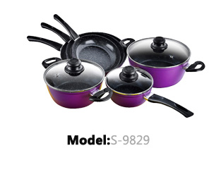 Fashion Kitchen Set of Nonstick Cookware