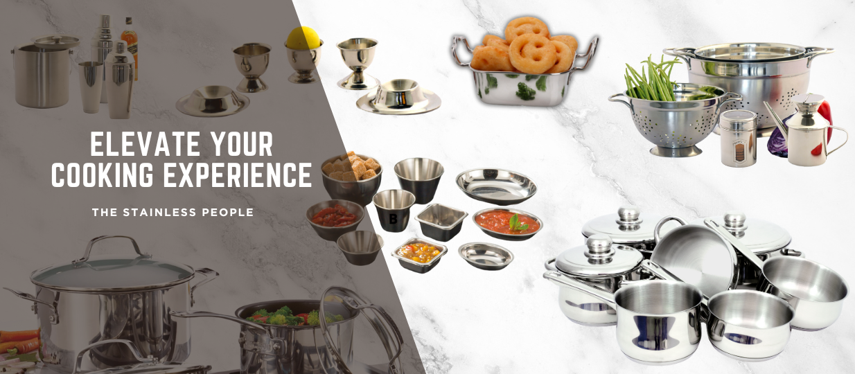Premium stainless steel kitchenware — PP Impex India