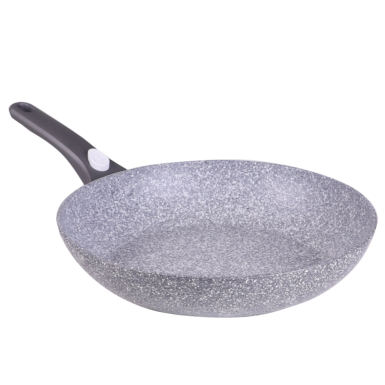 Granite Coating Non-Stick 9 Inch 24cm Forged Aluminum Fry Pan with Detachable Handle Soft Touch Coating Induction Ready