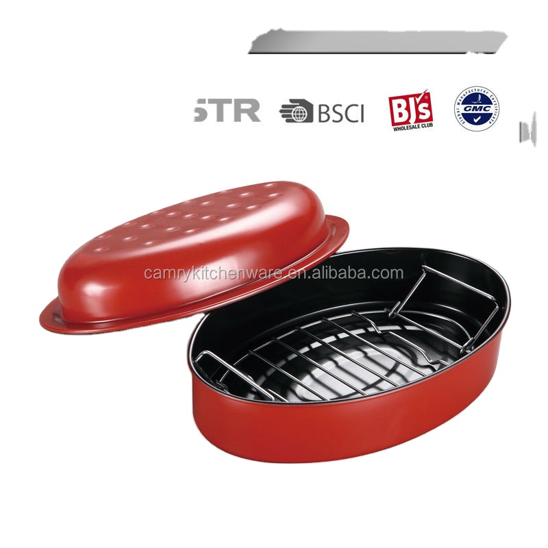 Small Size Carbon Steel Oval Fish Roaster