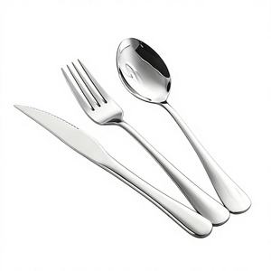 ST Wholesale Bulk Metal Silver 410 Stainless Steel Lightweight Eco-Friendly Cutlery