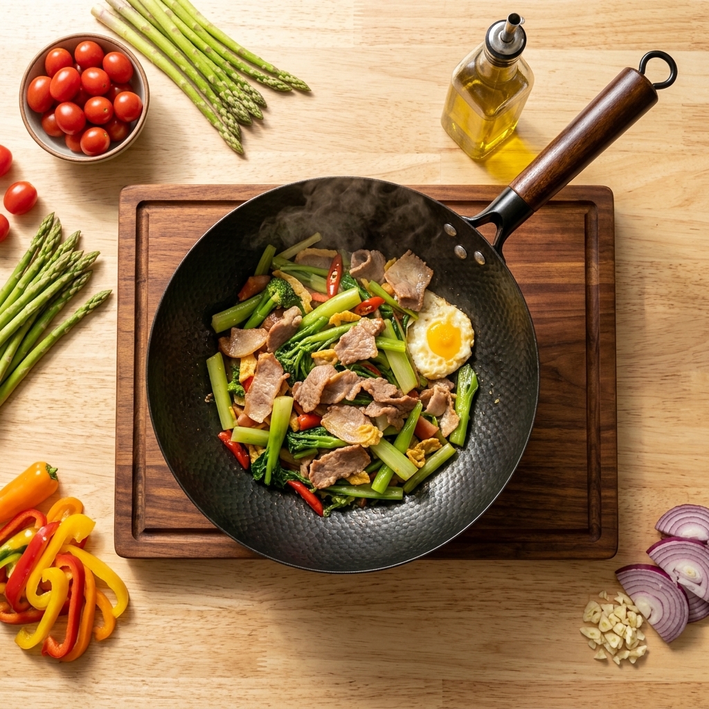 12 Inch Carbon Steel Wok
