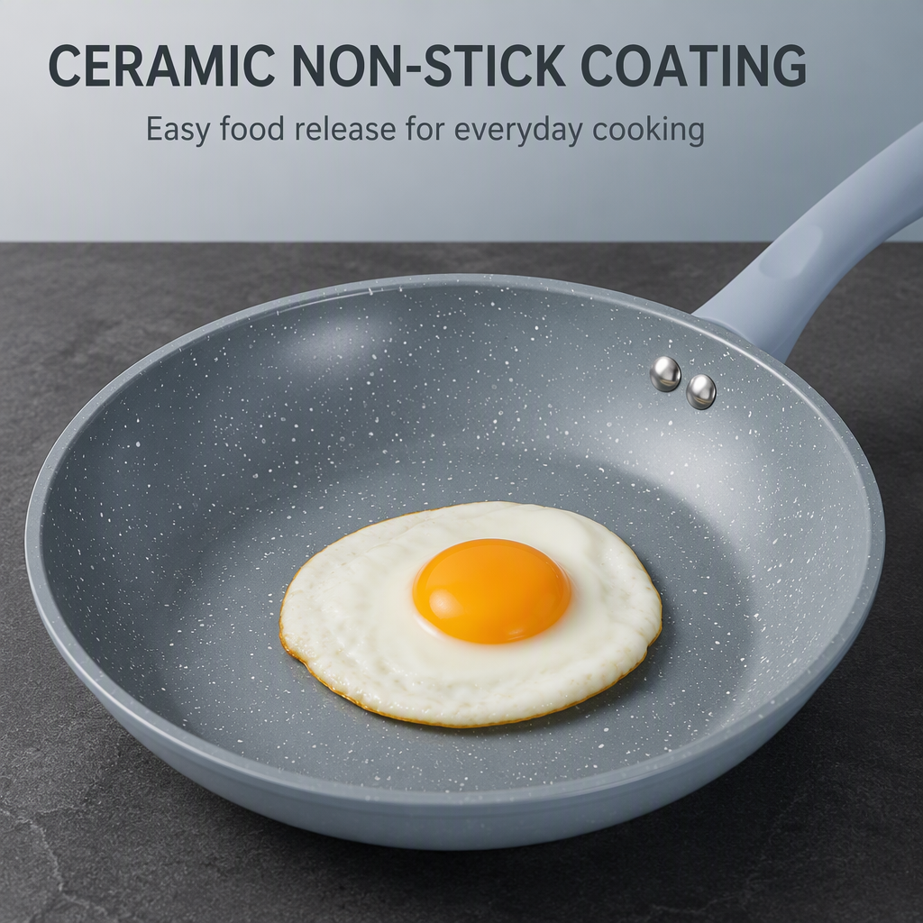 10-Inch Heavy Gauge Carbon Steel Fry Pan Detail 2
