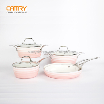 8-Piece Forged Aluminum Cookware Set with SS Handles