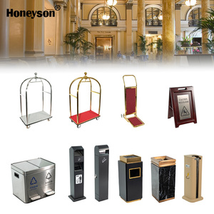Star Hotel Supplies Honeyson Full Set Eco Friendly Metal Plastic Stainless Steel Hotel Equipment