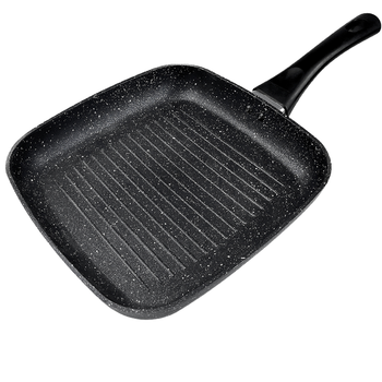 Square Pressed Aluminum Grill Pan