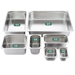 Anti-Jam Stainless Steel European Gastronorm Container GN Pan