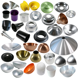 Deep Draw Steel Q235 Sheet Metal Fabrication CNC Spinning Hydroforming Brushed Surface 1.4mm