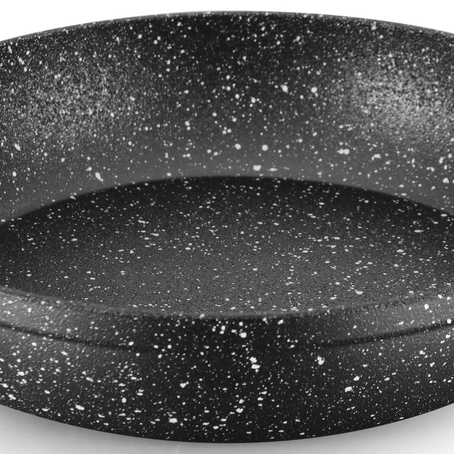 20cm Aluminium Shot Blast Frying Pan & Cooking Pot 1-2L Capacity Non-Stick for Gas/Electric/Induction Hobs Dishwasher Safe