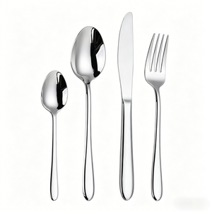 European Style Stainless Steel Cutlery Set Knife, Fork, Spoon Bulk