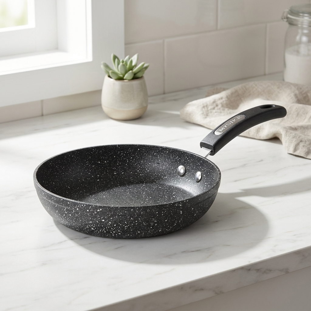 20cm Aluminium Shot Blast Frying Pan Cooking Pot